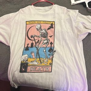 White Teen Hearts tee